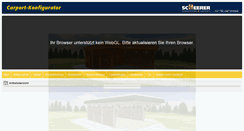 Desktop Screenshot of carport-planung.de